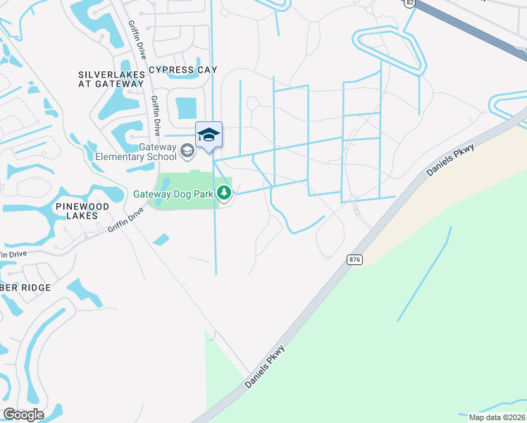 map of restaurants, bars, coffee shops, grocery stores, and more near 13271 Soccer Drive in Fort Myers