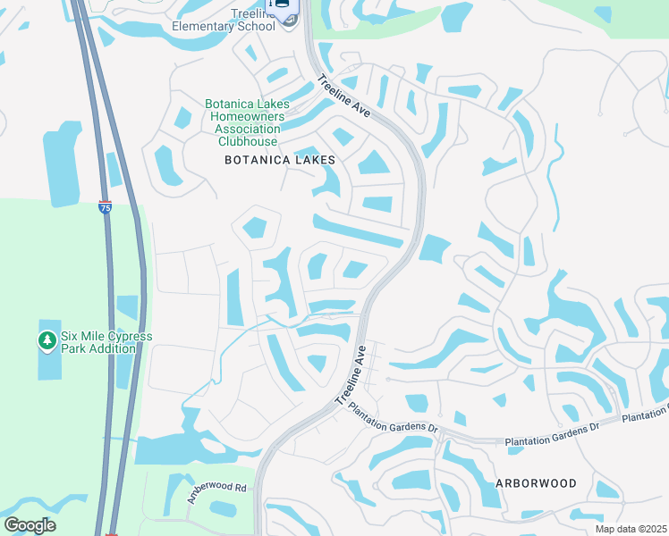 map of restaurants, bars, coffee shops, grocery stores, and more near Summerview Way in Fort Myers