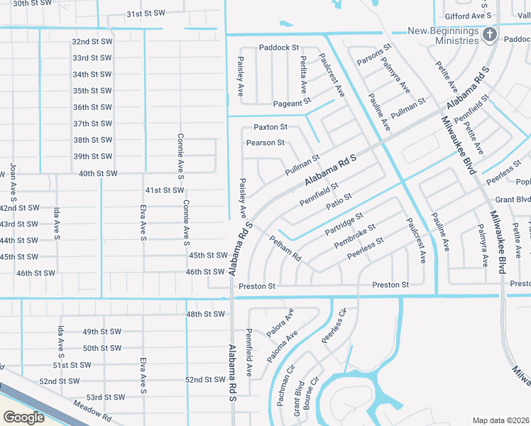 map of restaurants, bars, coffee shops, grocery stores, and more near 101 Pennfield Street in Lehigh Acres