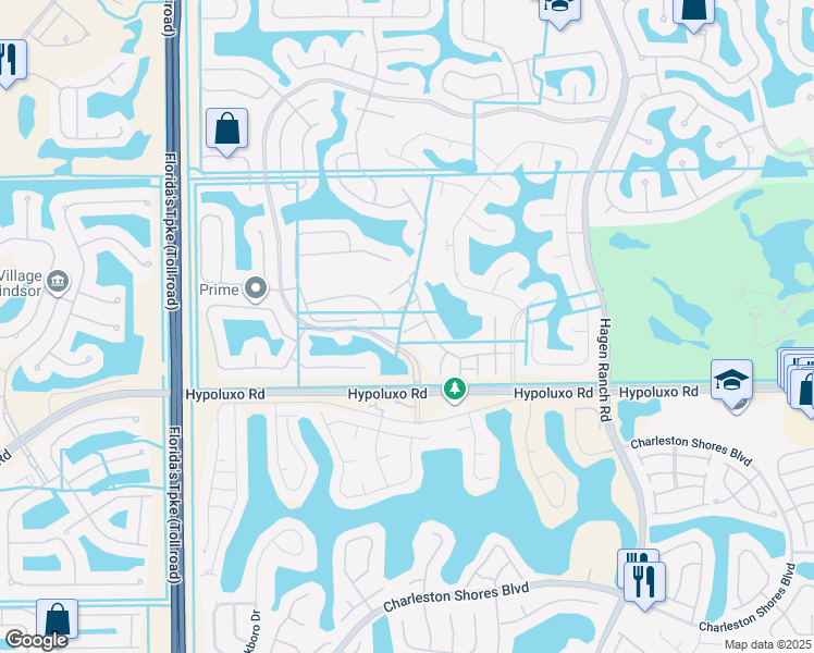 map of restaurants, bars, coffee shops, grocery stores, and more near 6900 Smith Farm Boulevard in Lake Worth