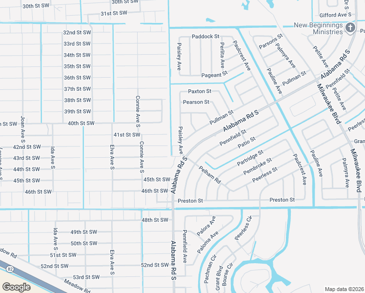 map of restaurants, bars, coffee shops, grocery stores, and more near 368 Paisley Avenue in Lehigh Acres