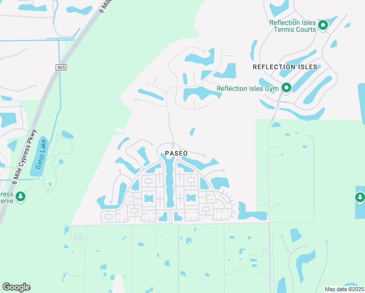 map of restaurants, bars, coffee shops, grocery stores, and more near 8601 Mercado Court in Fort Myers