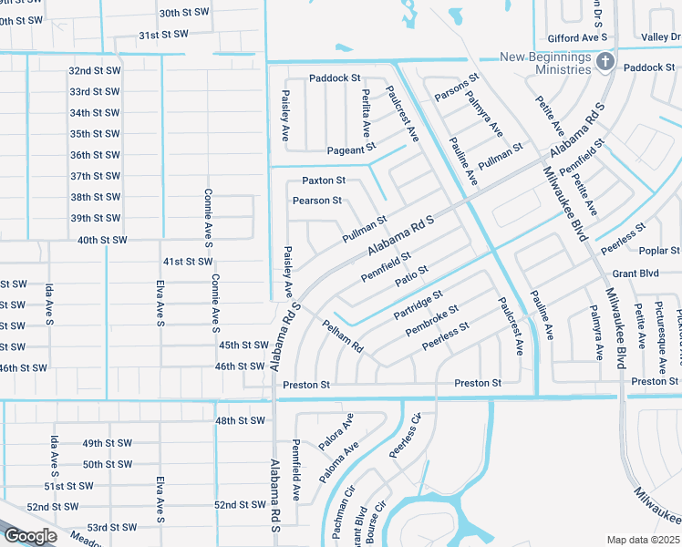 map of restaurants, bars, coffee shops, grocery stores, and more near 820 Alabama Road South in Lehigh Acres
