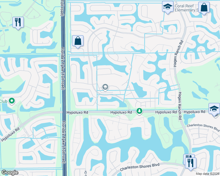 map of restaurants, bars, coffee shops, grocery stores, and more near 7542 Kingsley Court in Lake Worth