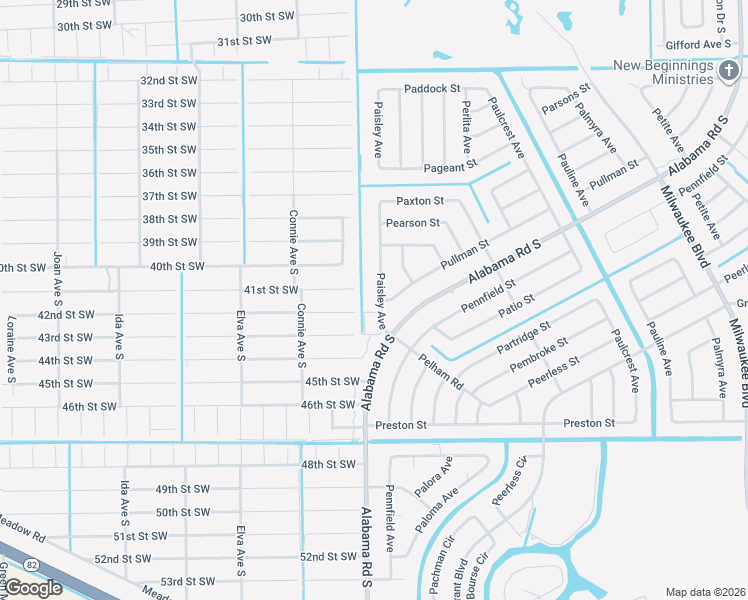 map of restaurants, bars, coffee shops, grocery stores, and more near 368 Paisley Avenue in Lehigh Acres