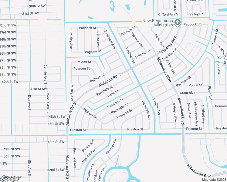 map of restaurants, bars, coffee shops, grocery stores, and more near 165 Patio Street in Lehigh Acres