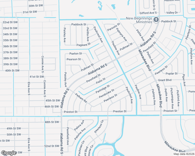 map of restaurants, bars, coffee shops, grocery stores, and more near 165 Patio Street in Lehigh Acres