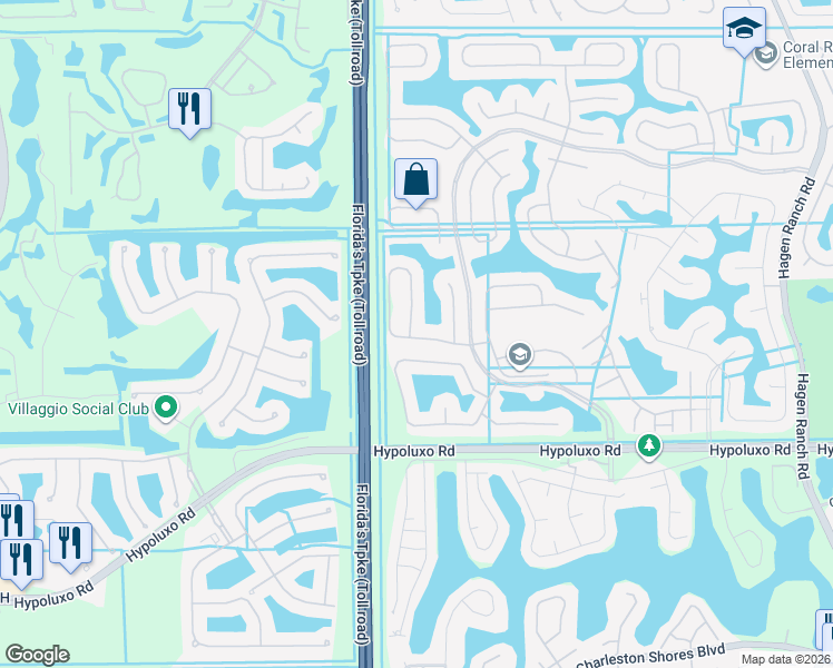 map of restaurants, bars, coffee shops, grocery stores, and more near 6814 Columbia Avenue in Lake Worth