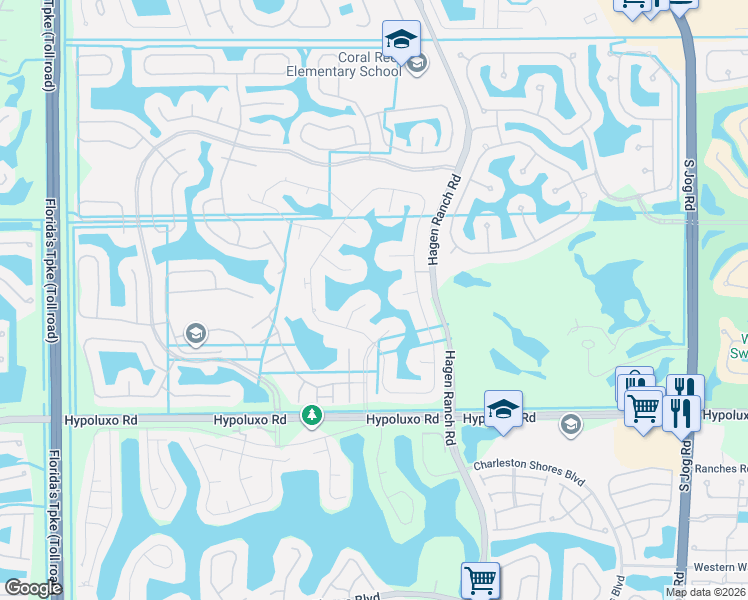 map of restaurants, bars, coffee shops, grocery stores, and more near 6751 Turtle Point Drive in Lake Worth