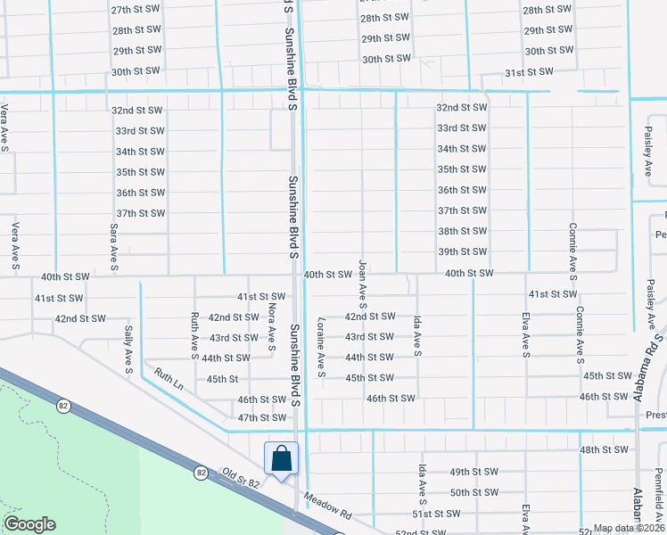 map of restaurants, bars, coffee shops, grocery stores, and more near 3010 40th Street Southwest in Lehigh Acres