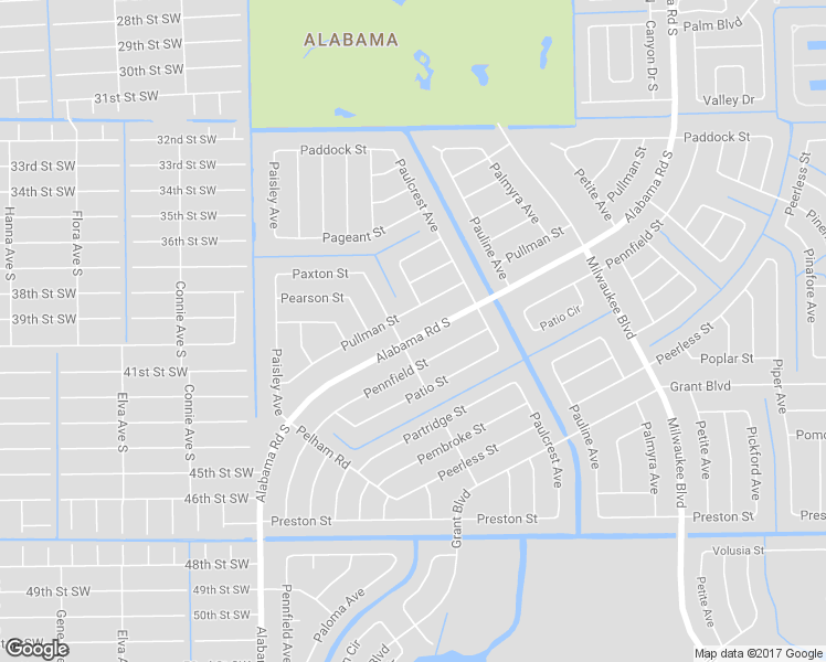 map of restaurants, bars, coffee shops, grocery stores, and more near 761 Alabama Road South in Lehigh Acres