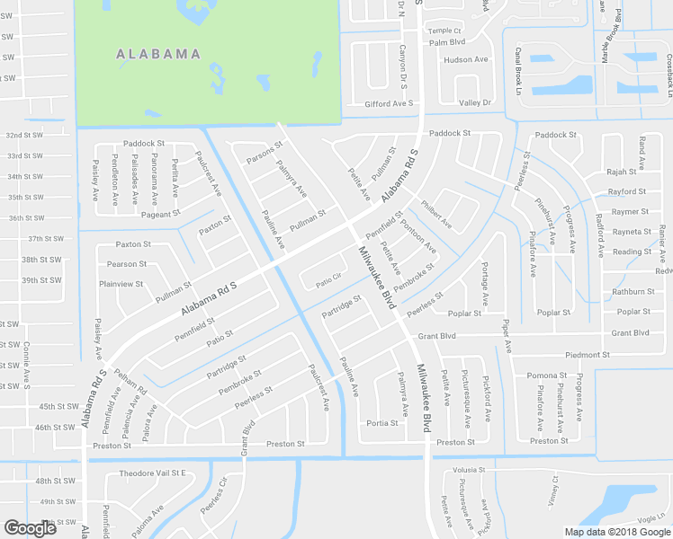 map of restaurants, bars, coffee shops, grocery stores, and more near 223 Patio Circle in Lehigh Acres