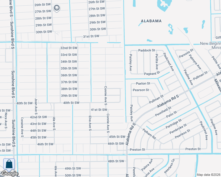 map of restaurants, bars, coffee shops, grocery stores, and more near 2517 38th Street Southwest in Lehigh Acres
