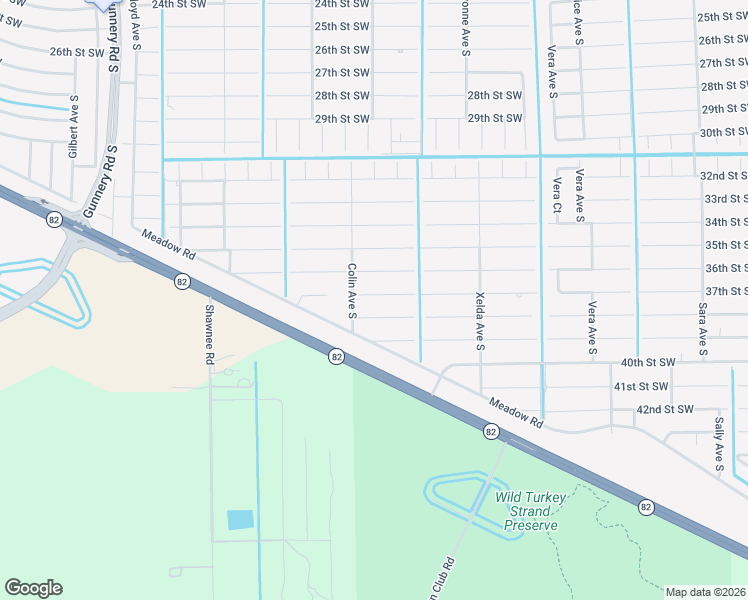 map of restaurants, bars, coffee shops, grocery stores, and more near 3915 37th Street Southwest in Lehigh Acres