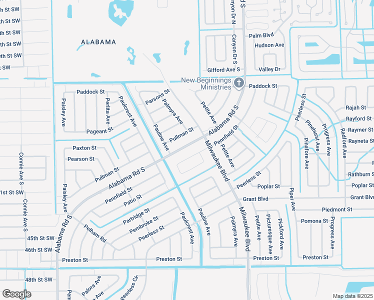 map of restaurants, bars, coffee shops, grocery stores, and more near 664 Alabama Road South in Lehigh Acres