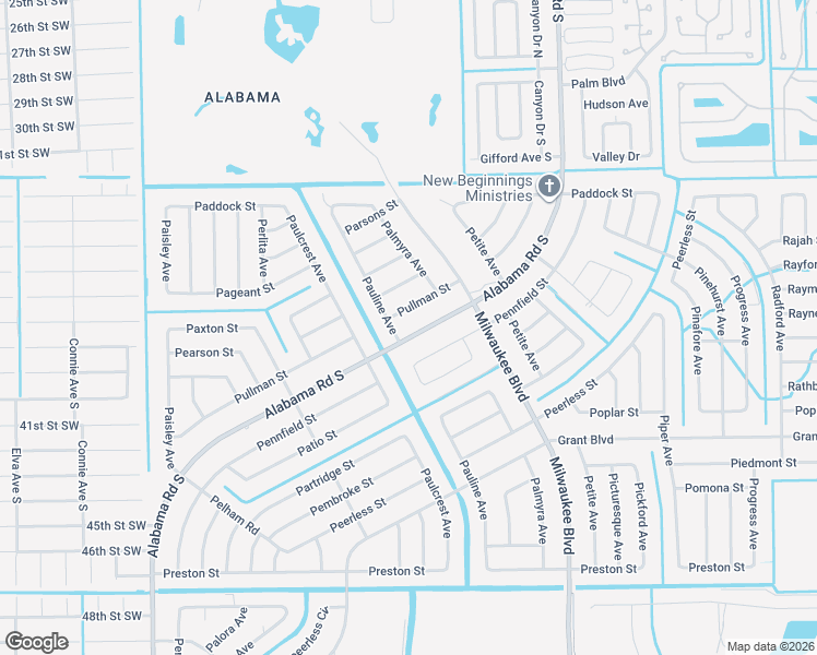map of restaurants, bars, coffee shops, grocery stores, and more near 681 Alabama Road South in Lehigh Acres