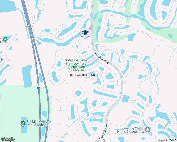 map of restaurants, bars, coffee shops, grocery stores, and more near 10294 Carolina Willow Drive in Fort Myers