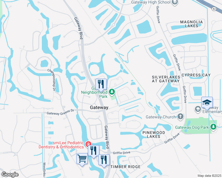 map of restaurants, bars, coffee shops, grocery stores, and more near 12971 Eagle Pointe Circle in Fort Myers
