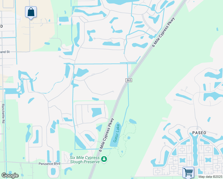 map of restaurants, bars, coffee shops, grocery stores, and more near 11151 Sierra Palm Court in Fort Myers
