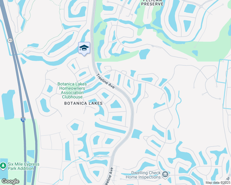 map of restaurants, bars, coffee shops, grocery stores, and more near 10410 Carolina Willow Drive in Fort Myers