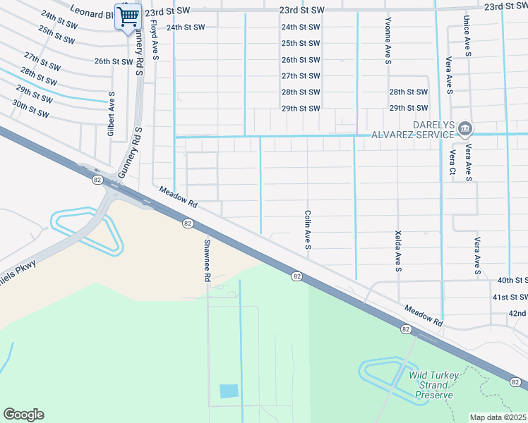 map of restaurants, bars, coffee shops, grocery stores, and more near 4101 36th Street Southwest in Lehigh Acres