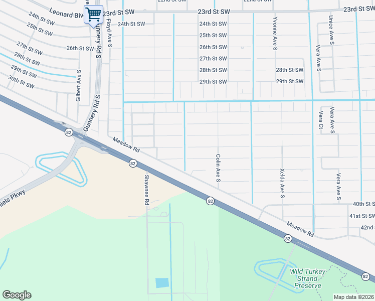 map of restaurants, bars, coffee shops, grocery stores, and more near 4101 36th Street Southwest in Lehigh Acres