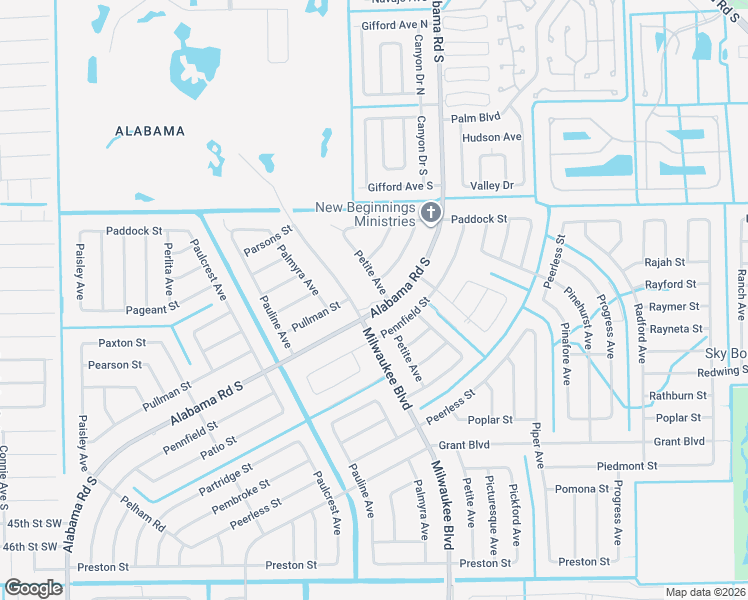 map of restaurants, bars, coffee shops, grocery stores, and more near 314 Pullman Street in Lehigh Acres