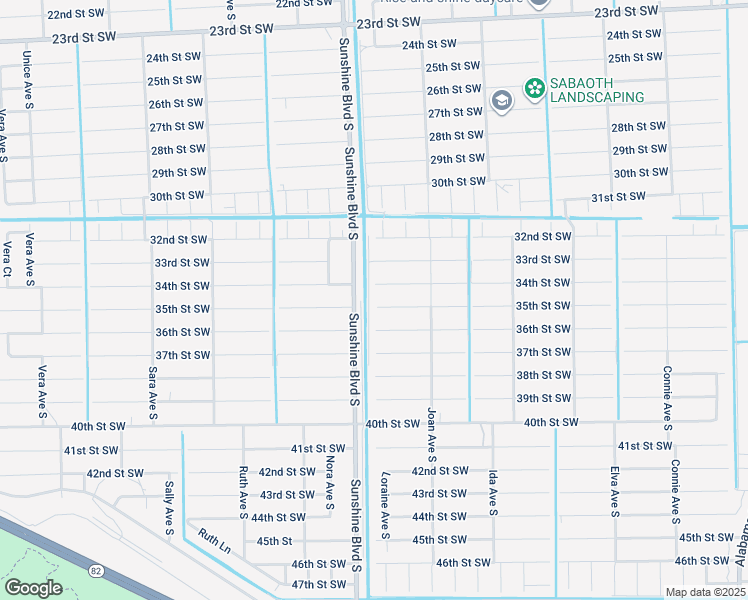 map of restaurants, bars, coffee shops, grocery stores, and more near 3030 35th Street Southwest in Lehigh Acres