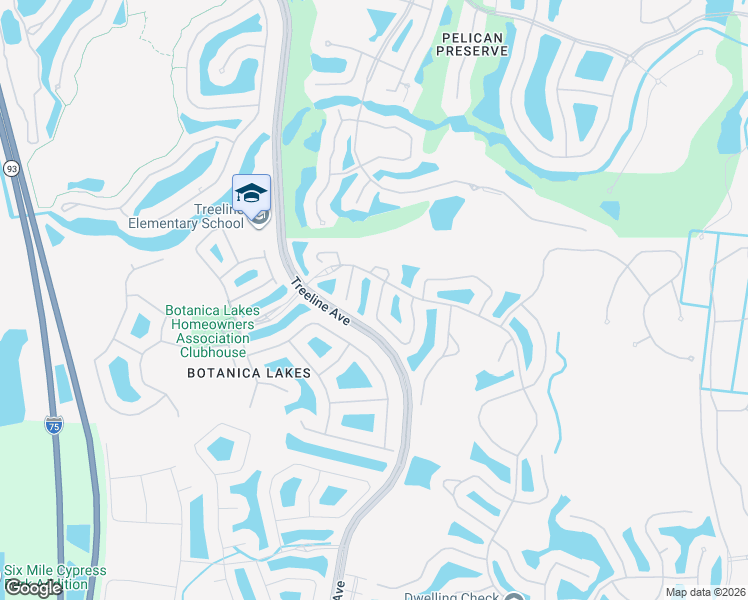 map of restaurants, bars, coffee shops, grocery stores, and more near 11112 Laughton Circle in Fort Myers