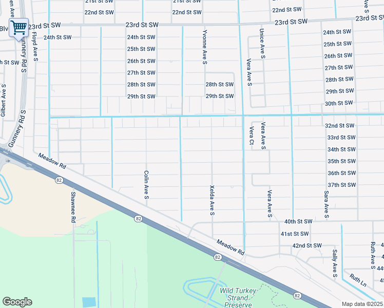 map of restaurants, bars, coffee shops, grocery stores, and more near 3807 34th Street Southwest in Lehigh Acres