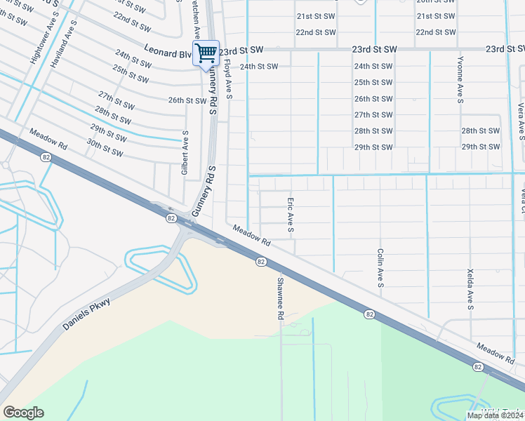 map of restaurants, bars, coffee shops, grocery stores, and more near 1111 Eddie Avenue South in Lehigh Acres