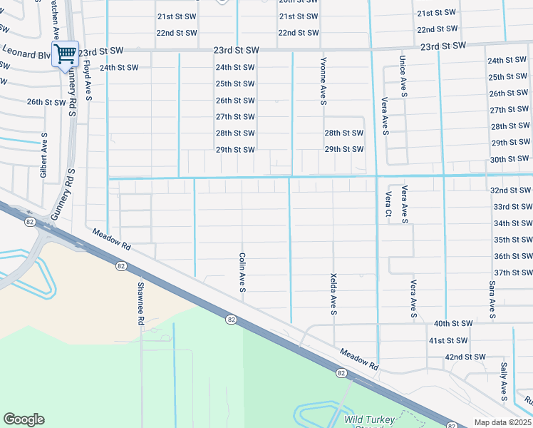 map of restaurants, bars, coffee shops, grocery stores, and more near 3908 33rd Street Southwest in Lehigh Acres