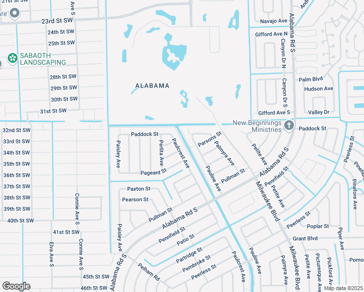 map of restaurants, bars, coffee shops, grocery stores, and more near 311 Paulcrest Avenue in Lehigh Acres