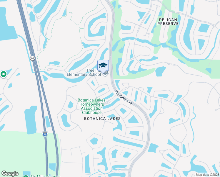 map of restaurants, bars, coffee shops, grocery stores, and more near 11129 Peace Lilly Way in Fort Myers