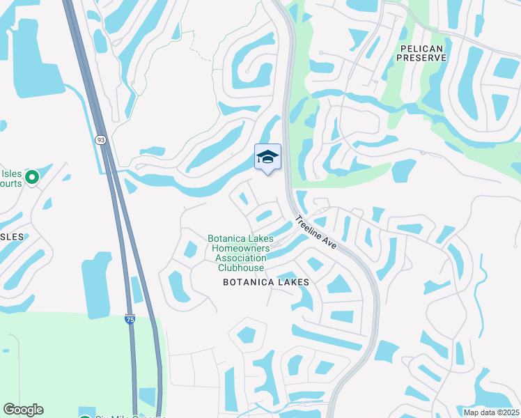 map of restaurants, bars, coffee shops, grocery stores, and more near 10308 Barberry Lane in Fort Myers