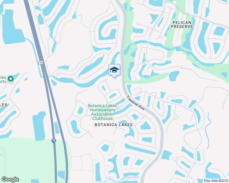 map of restaurants, bars, coffee shops, grocery stores, and more near 10308 Barberry Lane in Fort Myers