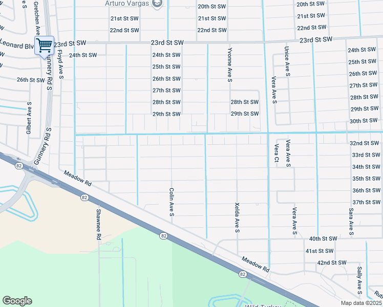 map of restaurants, bars, coffee shops, grocery stores, and more near 3908 33rd Street Southwest in Lehigh Acres