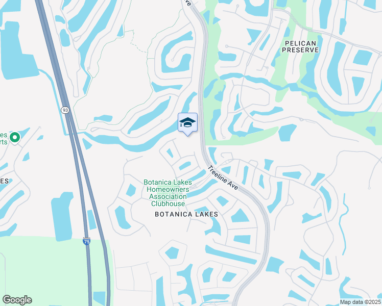 map of restaurants, bars, coffee shops, grocery stores, and more near 10333 Barberry Lane in Fort Myers