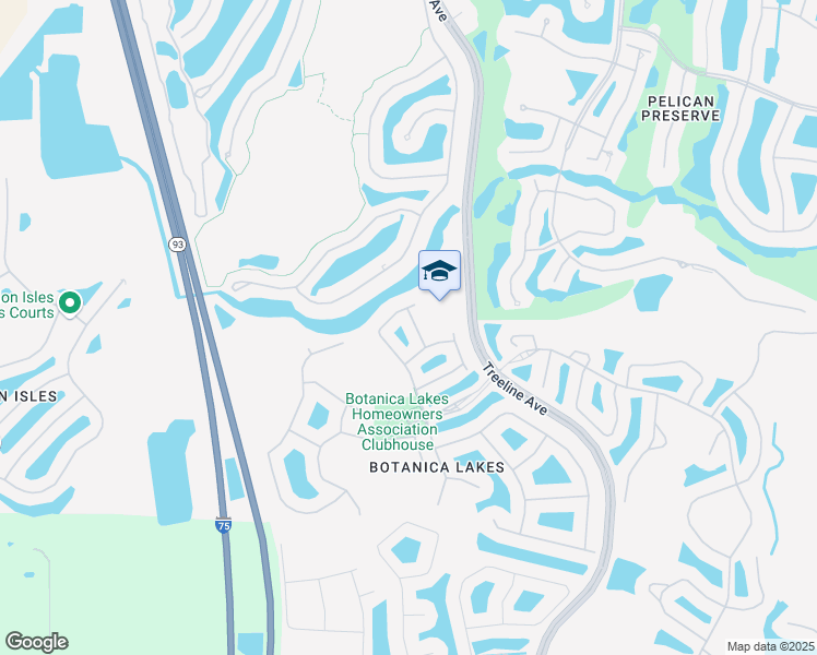 map of restaurants, bars, coffee shops, grocery stores, and more near 10308 Barberry Lane in Fort Myers