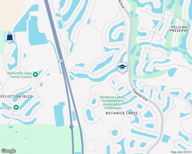 map of restaurants, bars, coffee shops, grocery stores, and more near 10137 Colonial Country Club Boulevard in Fort Myers