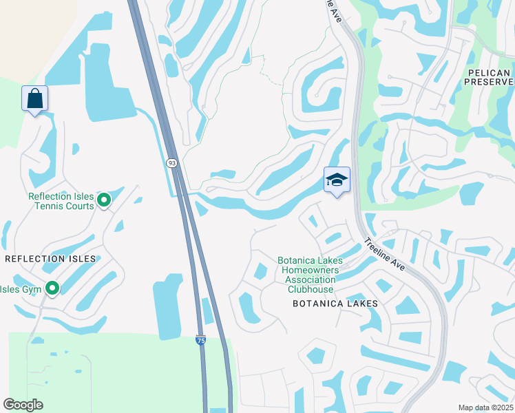 map of restaurants, bars, coffee shops, grocery stores, and more near 10137 Colonial Country Club Boulevard in Fort Myers