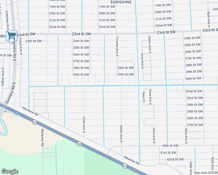 map of restaurants, bars, coffee shops, grocery stores, and more near 3101 Alan Avenue South in Lehigh Acres