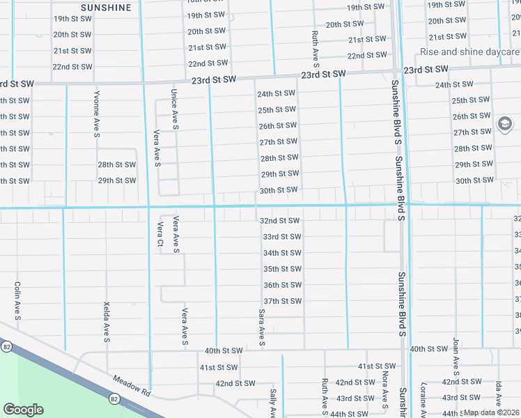 map of restaurants, bars, coffee shops, grocery stores, and more near 3101 Sara Avenue South in Lehigh Acres