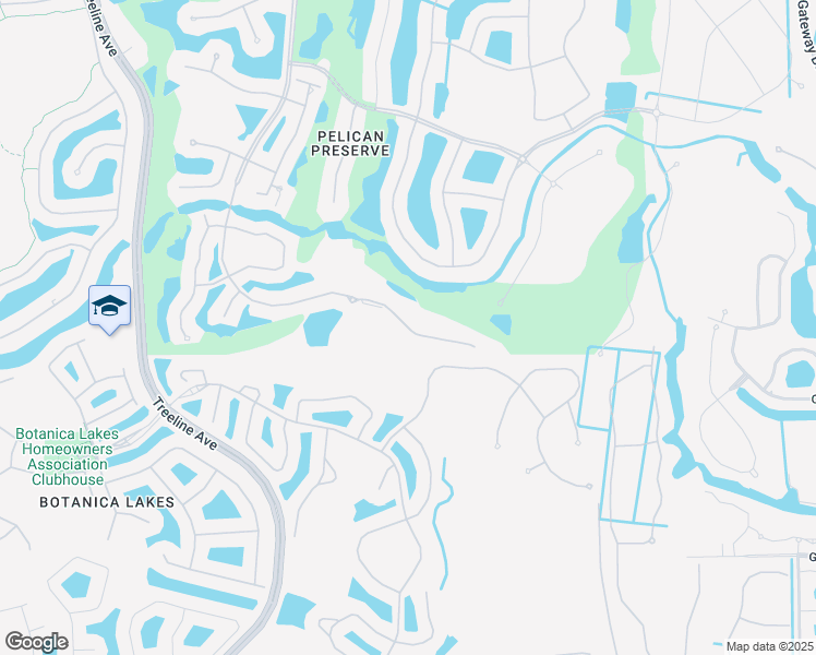 map of restaurants, bars, coffee shops, grocery stores, and more near Palazzo Way in Fort Myers