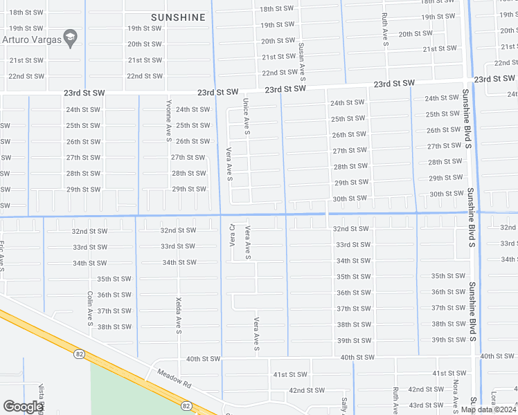 map of restaurants, bars, coffee shops, grocery stores, and more near 3511 30th Street Southwest in Lehigh Acres