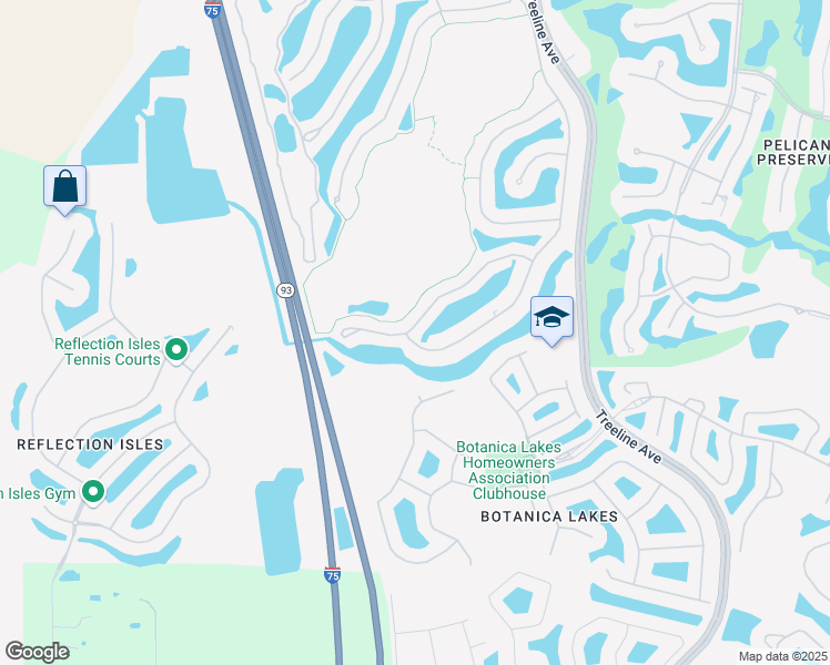 map of restaurants, bars, coffee shops, grocery stores, and more near 10137 Colonial Country Club Boulevard in Fort Myers