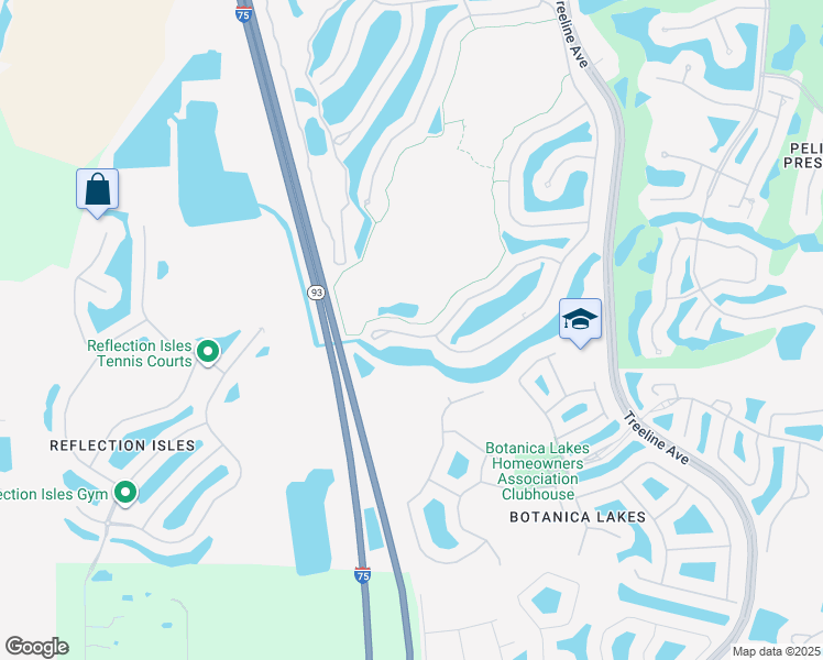 map of restaurants, bars, coffee shops, grocery stores, and more near 11009 Mill Creek Way in Fort Myers