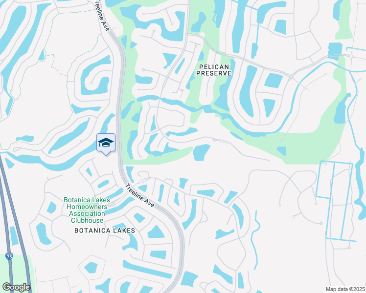 map of restaurants, bars, coffee shops, grocery stores, and more near 10641 Pelican Preserve Boulevard in Fort Myers