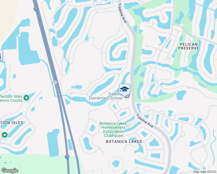 map of restaurants, bars, coffee shops, grocery stores, and more near 10120 Colonial Country Club Boulevard in Fort Myers