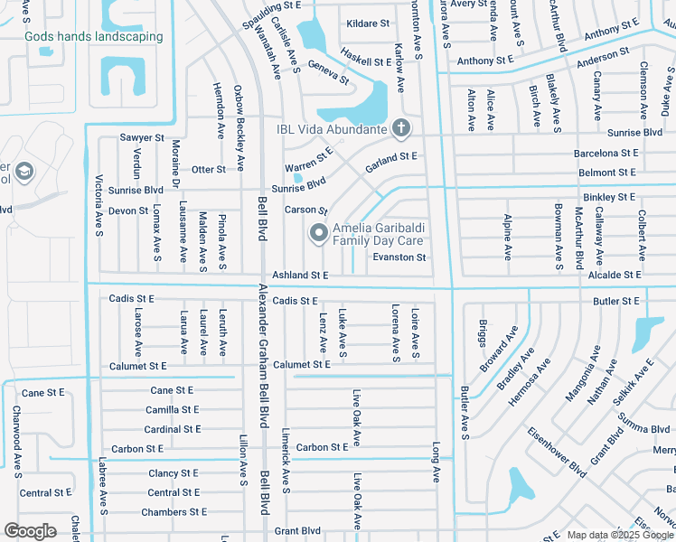 map of restaurants, bars, coffee shops, grocery stores, and more near 236 Argonne Avenue South in Lehigh Acres